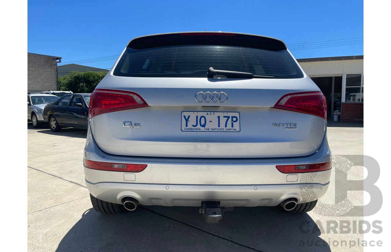 01/10 Audi Q5 3.0 TDI QUATTRO AWD 8R MY10 4D Wagon Silver 3.0L