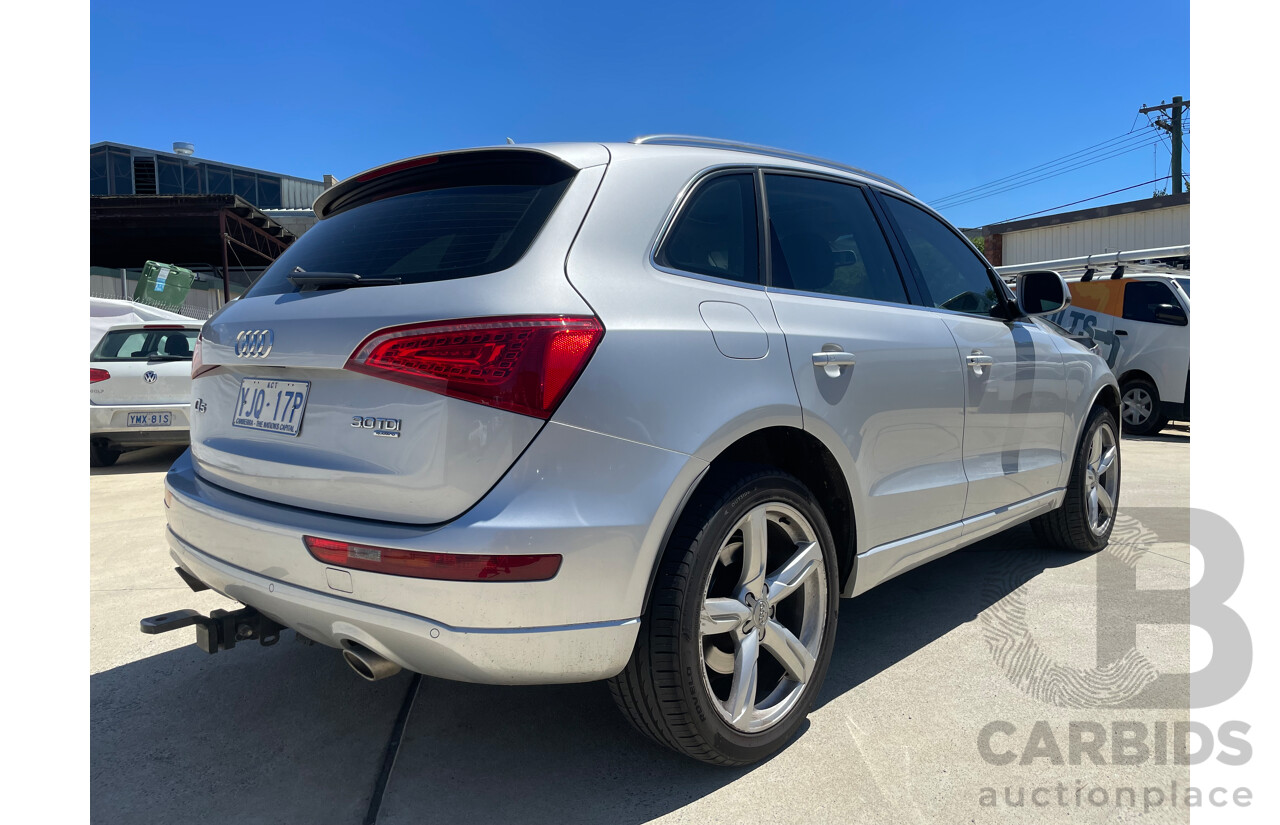 01/10 Audi Q5 3.0 TDI QUATTRO AWD 8R MY10 4D Wagon Silver 3.0L