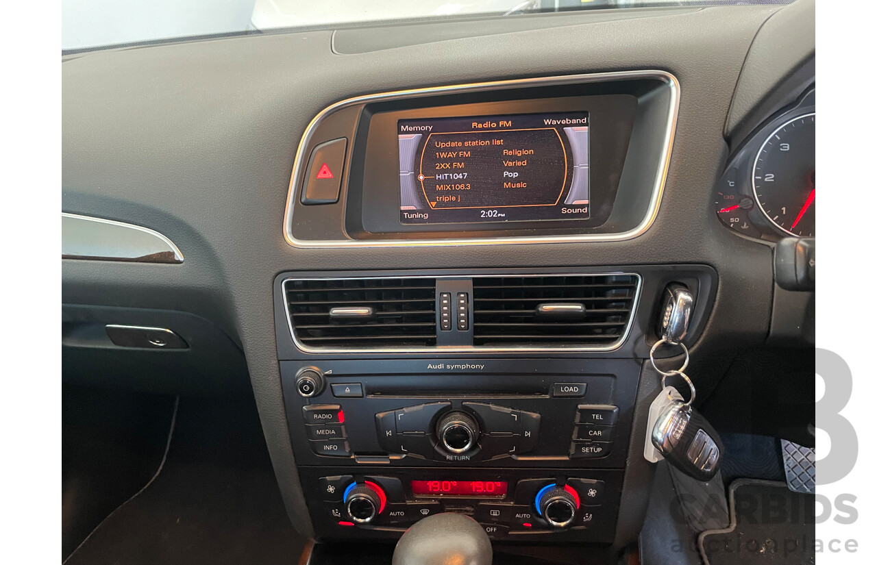 01/10 Audi Q5 3.0 TDI QUATTRO AWD 8R MY10 4D Wagon Silver 3.0L