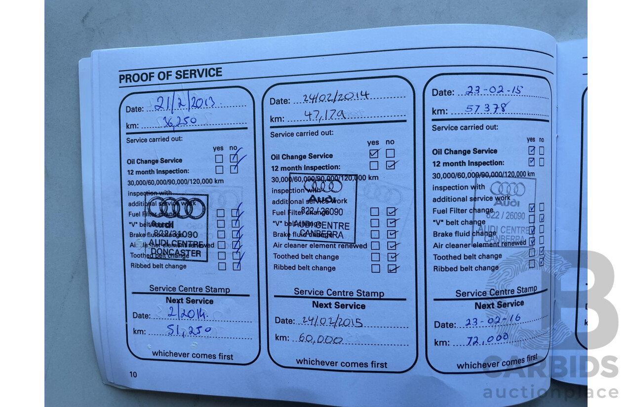 01/10 Audi Q5 3.0 TDI QUATTRO AWD 8R MY10 4D Wagon Silver 3.0L