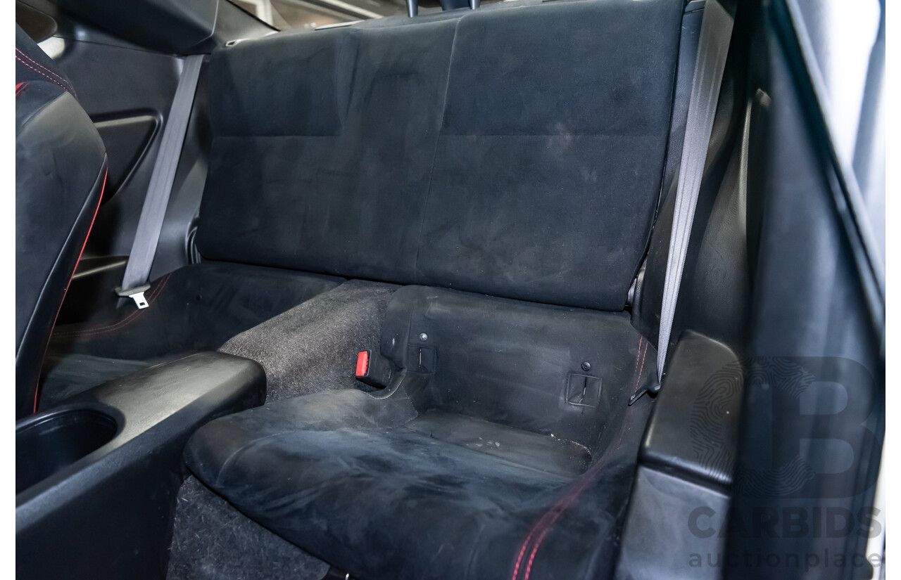 07/13 Toyota 86 GT RWD ZN6 2D Coupe White 2.0L