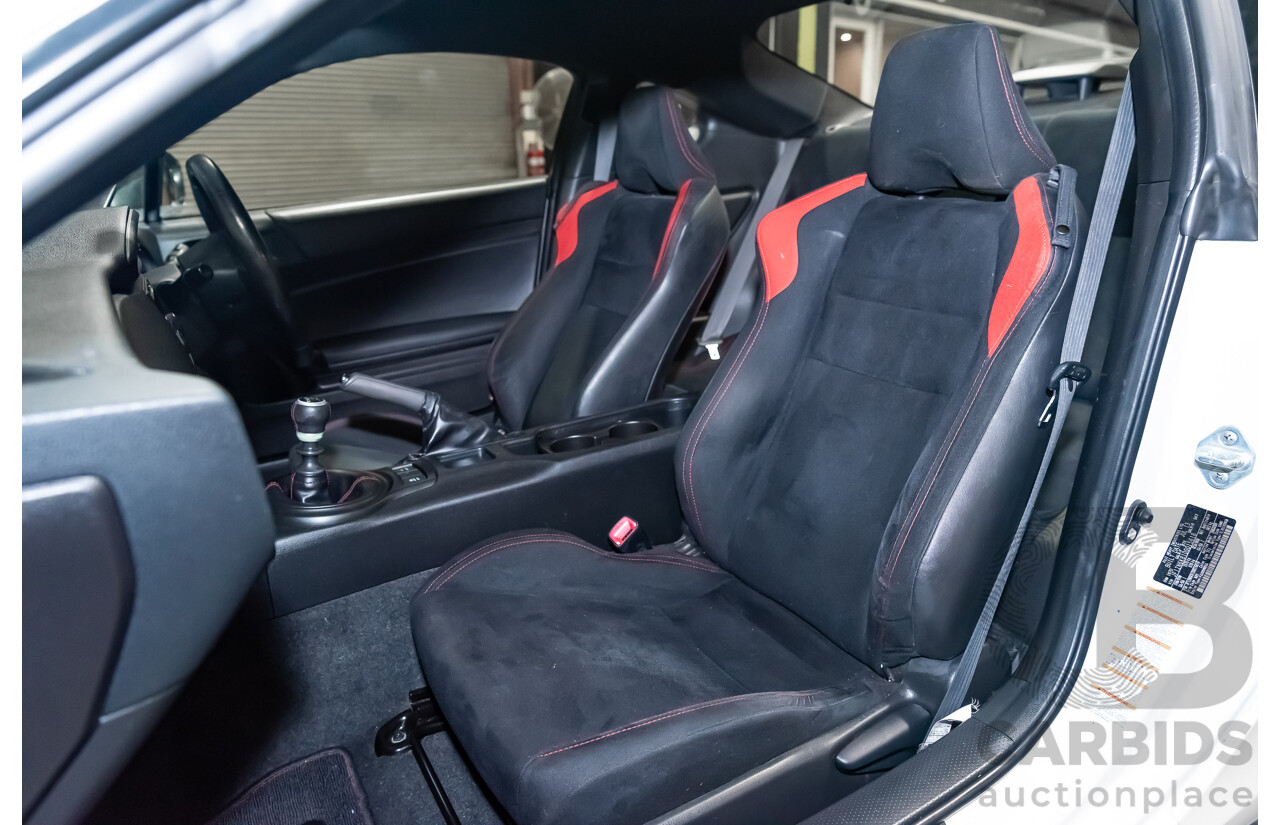 07/13 Toyota 86 GT RWD ZN6 2D Coupe White 2.0L