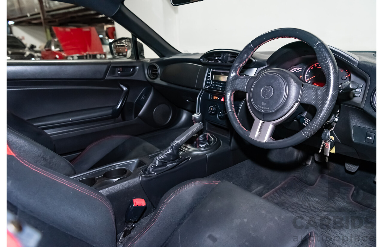 07/13 Toyota 86 GT RWD ZN6 2D Coupe White 2.0L