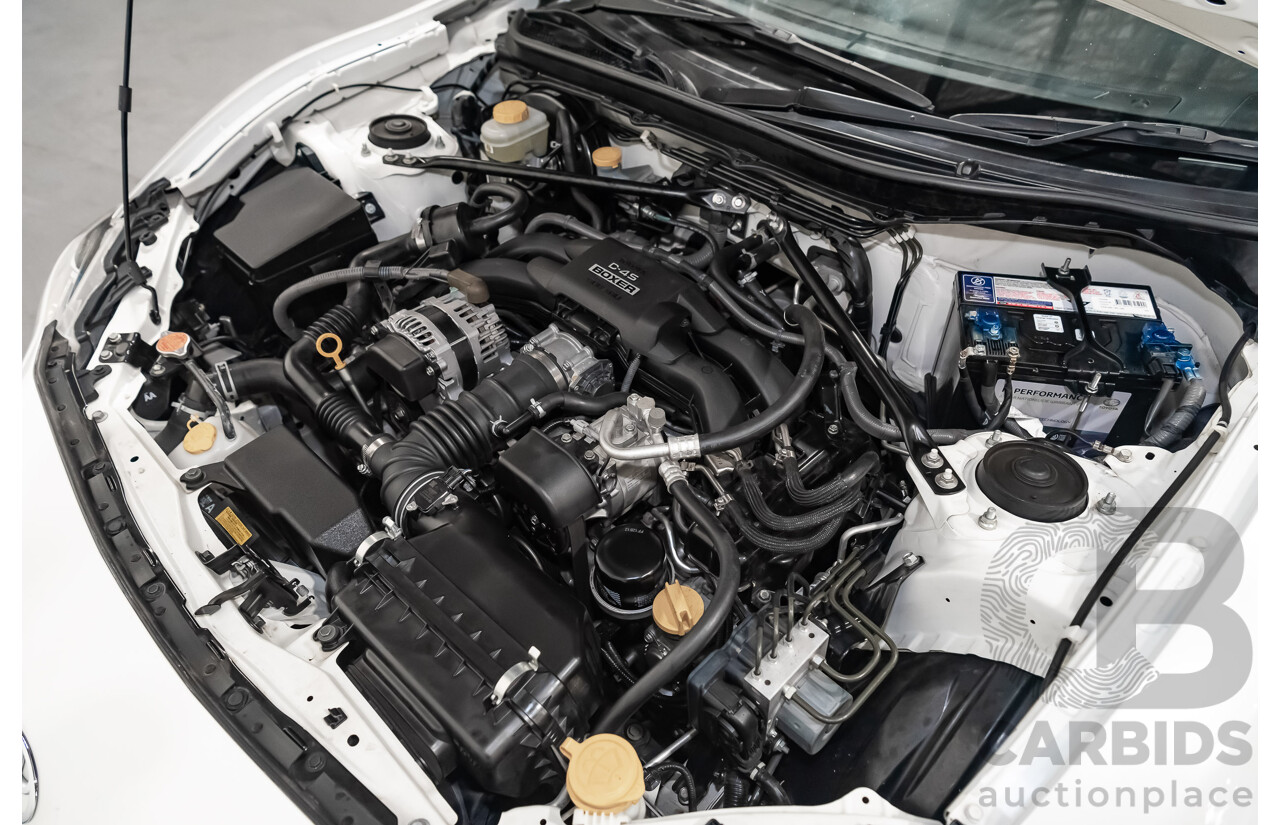 07/13 Toyota 86 GT RWD ZN6 2D Coupe White 2.0L