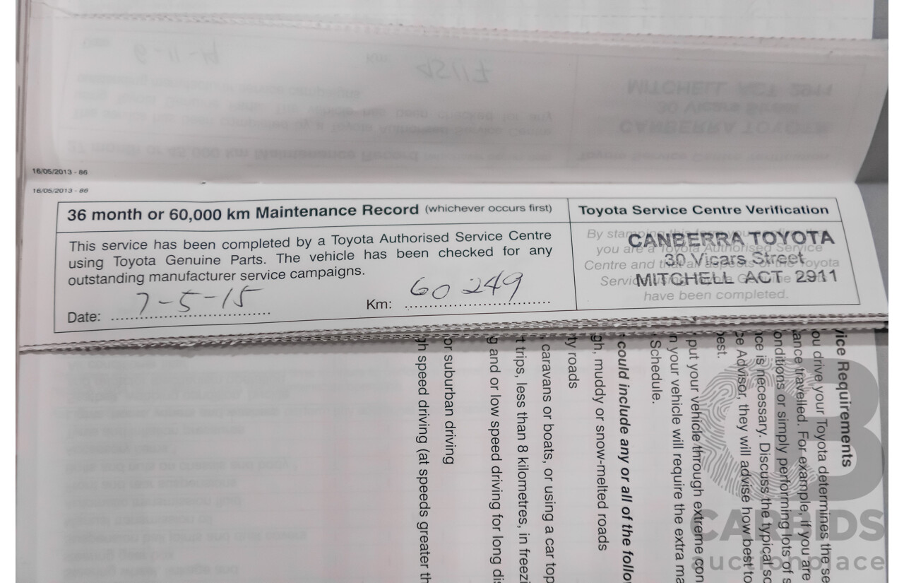 07/13 Toyota 86 GT RWD ZN6 2D Coupe White 2.0L