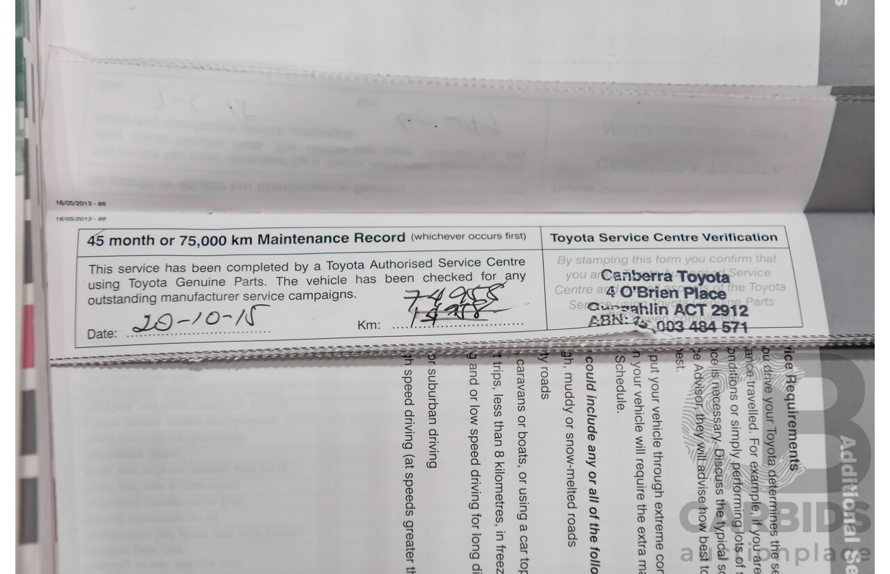 07/13 Toyota 86 GT RWD ZN6 2D Coupe White 2.0L