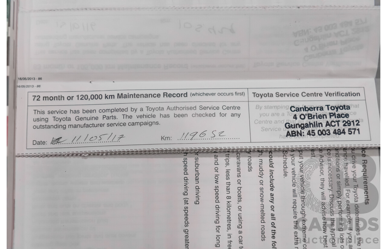 07/13 Toyota 86 GT RWD ZN6 2D Coupe White 2.0L