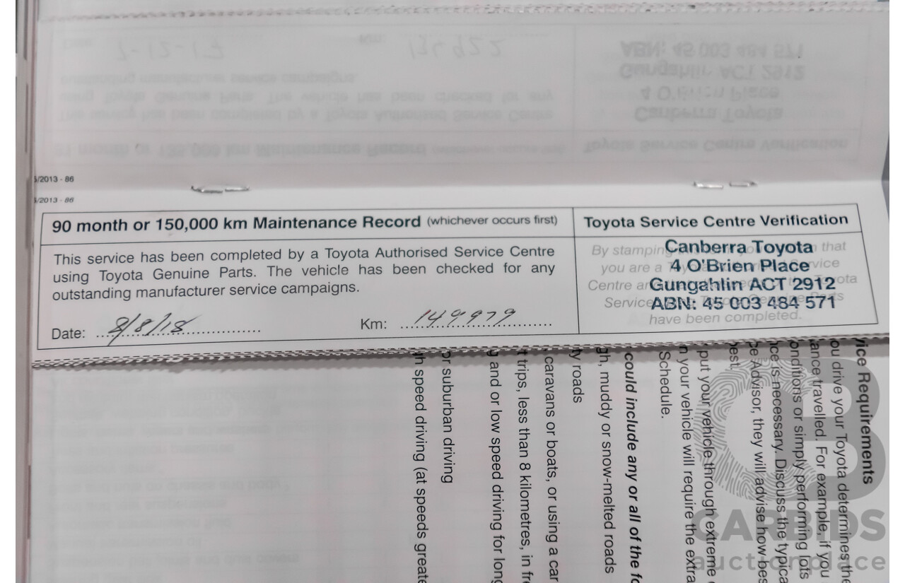 07/13 Toyota 86 GT RWD ZN6 2D Coupe White 2.0L