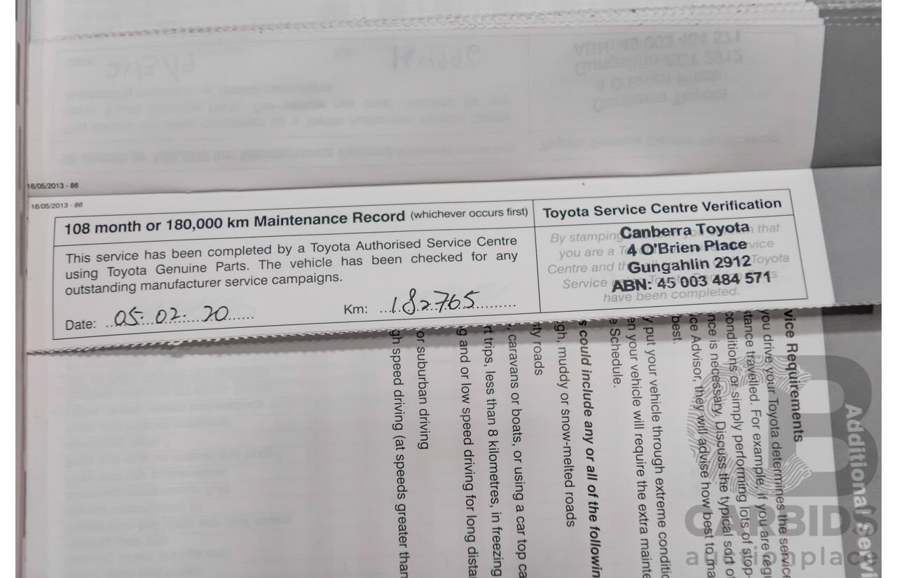 07/13 Toyota 86 GT RWD ZN6 2D Coupe White 2.0L