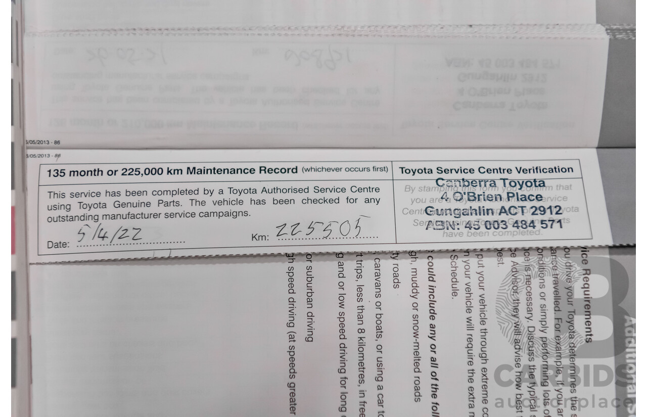 07/13 Toyota 86 GT RWD ZN6 2D Coupe White 2.0L