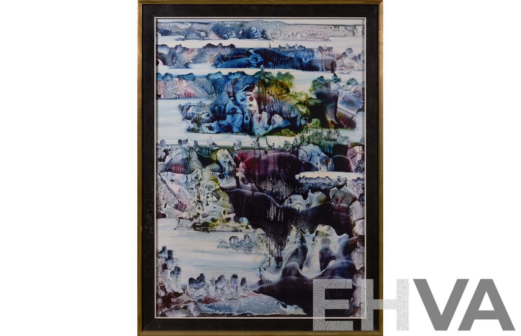 Josip Demirovic (Contemporary, Croatian), Monografski Zvuci Epoha Atlantida - Radanje Atlantide (Monographic Sounds of the Epoch of Atlantis, the Creation of Atlantis), Mixed Media