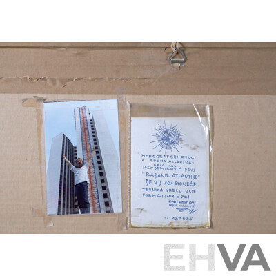 Josip Demirovic (Contemporary, Croatian), Monografski Zvuci Epoha Atlantida - Radanje Atlantide (Monographic Sounds of the Epoch of Atlantis, the Creation of Atlantis), Mixed Media