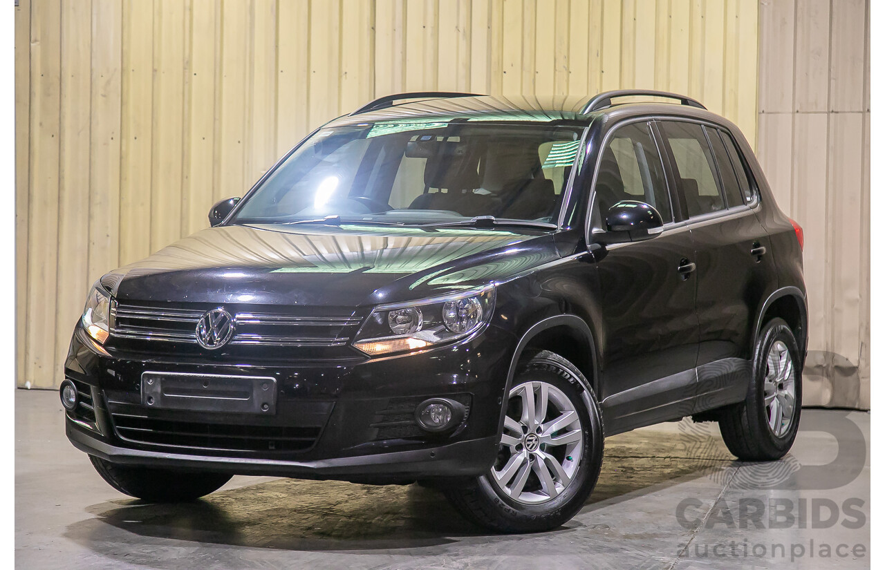 3/2012 Volkswagen Tiguan 132 TSI Pacific (AWD) 5NC MY12 4d Wagon Black Turbo 2.0L
