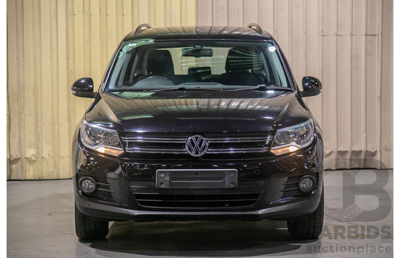3/2012 Volkswagen Tiguan 132 TSI Pacific (AWD) 5NC MY12 4d Wagon Black Turbo 2.0L