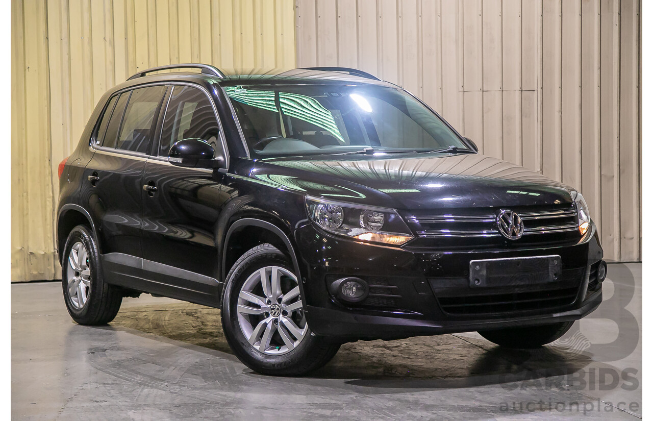 3/2012 Volkswagen Tiguan 132 TSI Pacific (AWD) 5NC MY12 4d Wagon Black Turbo 2.0L