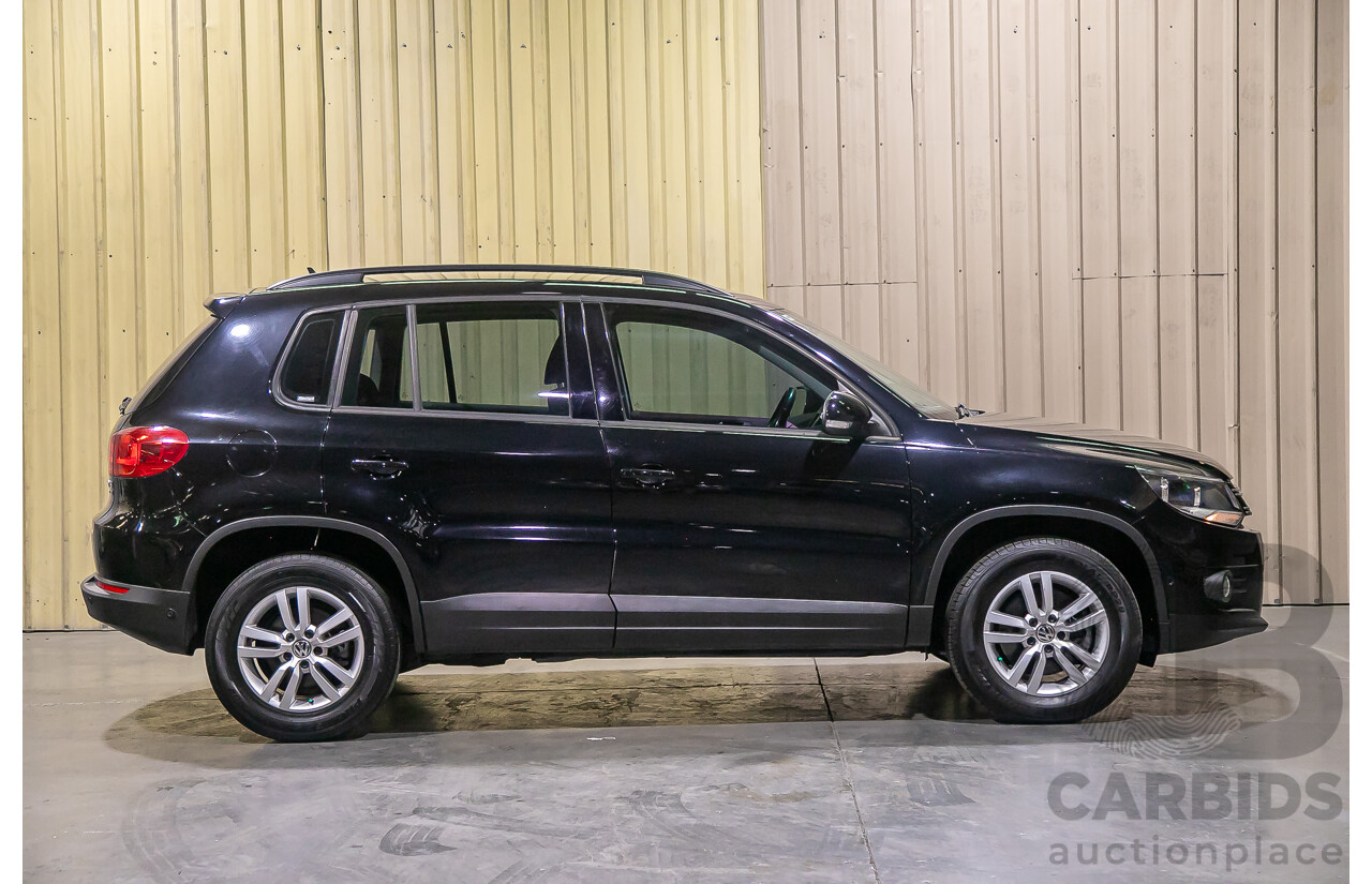 3/2012 Volkswagen Tiguan 132 TSI Pacific (AWD) 5NC MY12 4d Wagon Black Turbo 2.0L