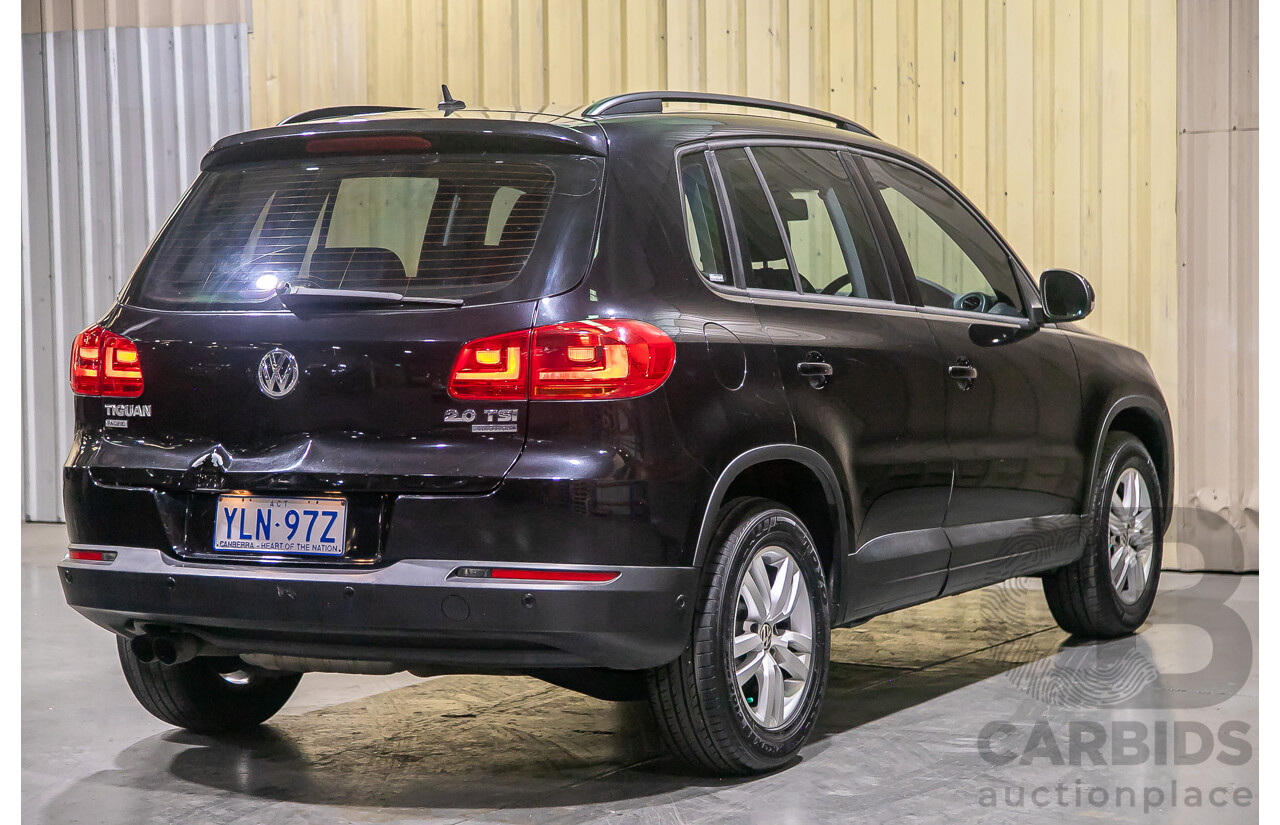 3/2012 Volkswagen Tiguan 132 TSI Pacific (AWD) 5NC MY12 4d Wagon Black Turbo 2.0L