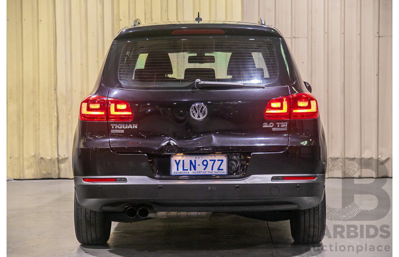 3/2012 Volkswagen Tiguan 132 TSI Pacific (AWD) 5NC MY12 4d Wagon Black Turbo 2.0L