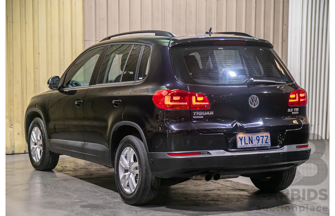 3/2012 Volkswagen Tiguan 132 TSI Pacific (AWD) 5NC MY12 4d Wagon Black Turbo 2.0L