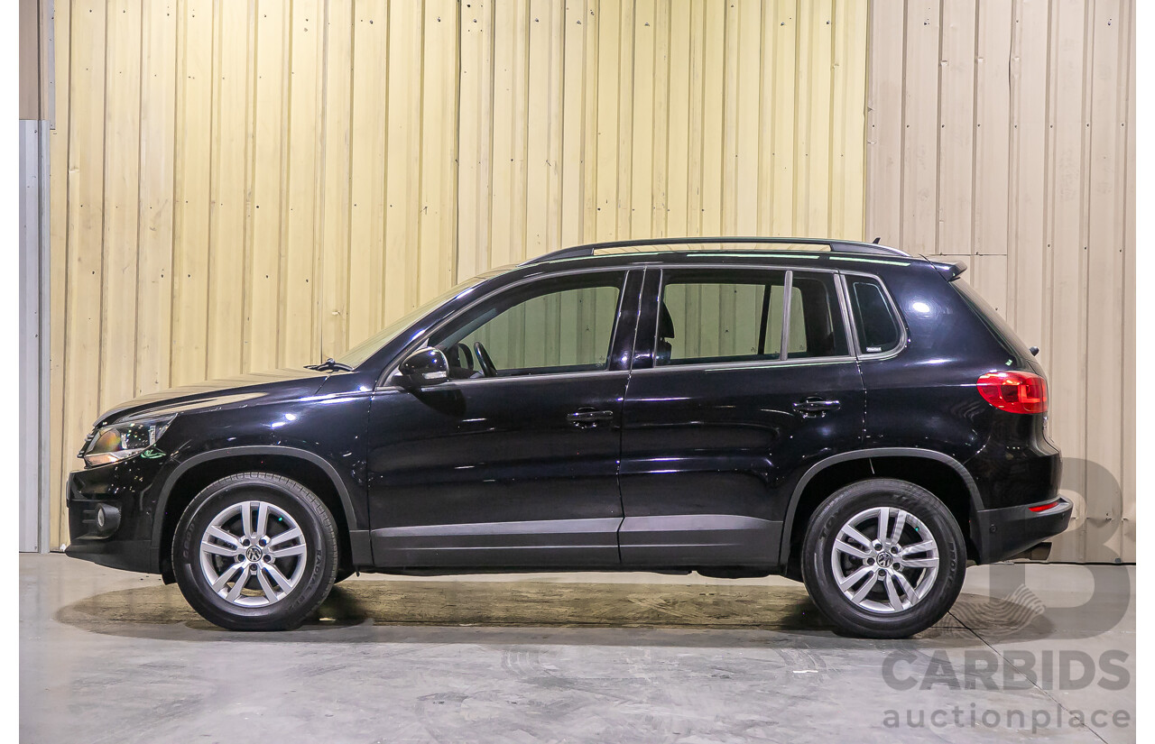 3/2012 Volkswagen Tiguan 132 TSI Pacific (AWD) 5NC MY12 4d Wagon Black Turbo 2.0L