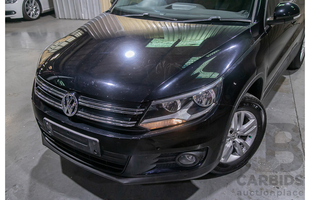 3/2012 Volkswagen Tiguan 132 TSI Pacific (AWD) 5NC MY12 4d Wagon Black Turbo 2.0L
