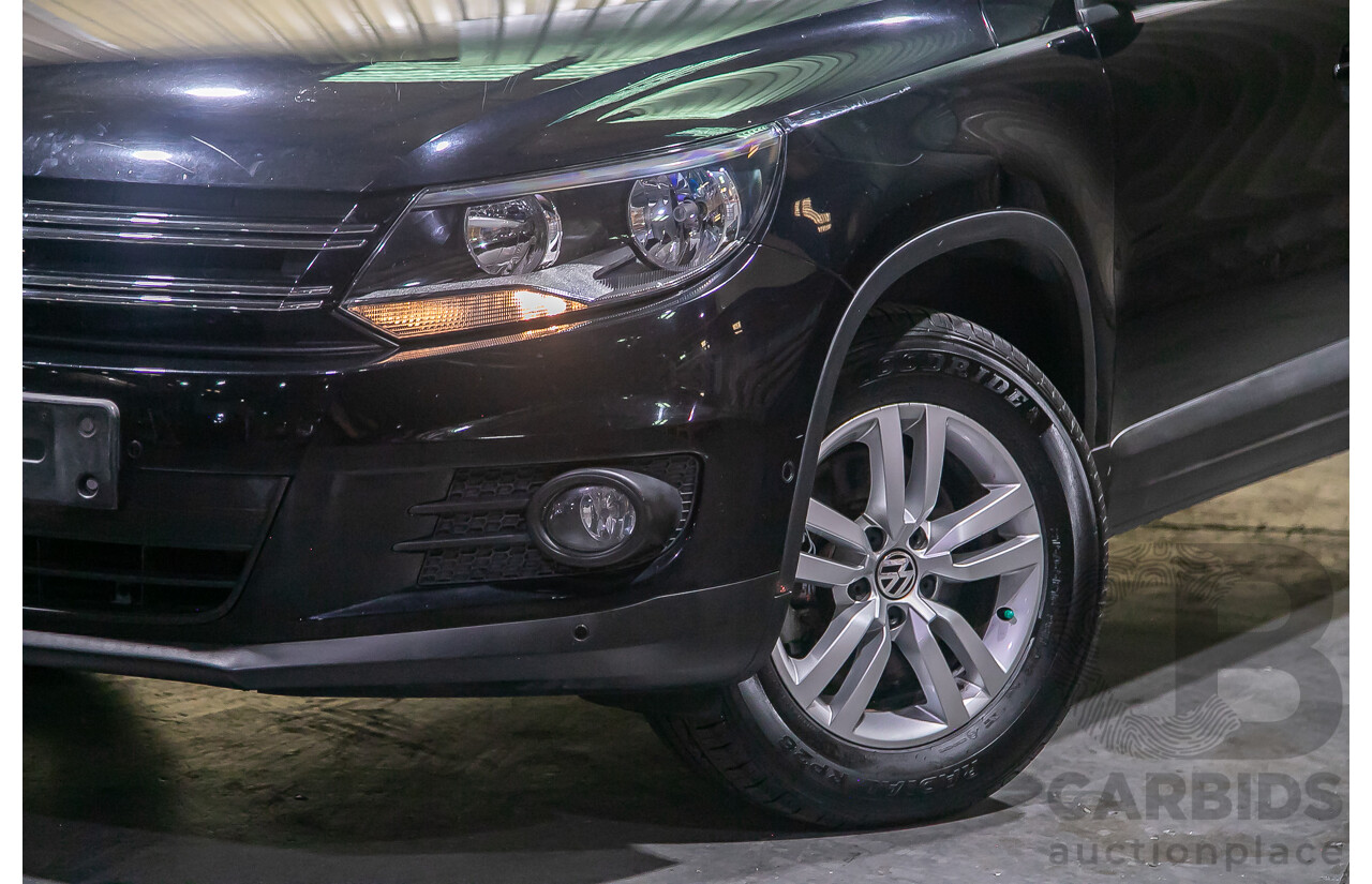 3/2012 Volkswagen Tiguan 132 TSI Pacific (AWD) 5NC MY12 4d Wagon Black Turbo 2.0L