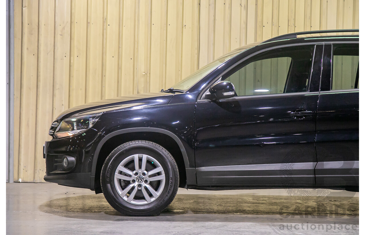3/2012 Volkswagen Tiguan 132 TSI Pacific (AWD) 5NC MY12 4d Wagon Black Turbo 2.0L