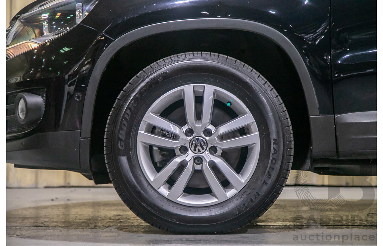 3/2012 Volkswagen Tiguan 132 TSI Pacific (AWD) 5NC MY12 4d Wagon Black Turbo 2.0L