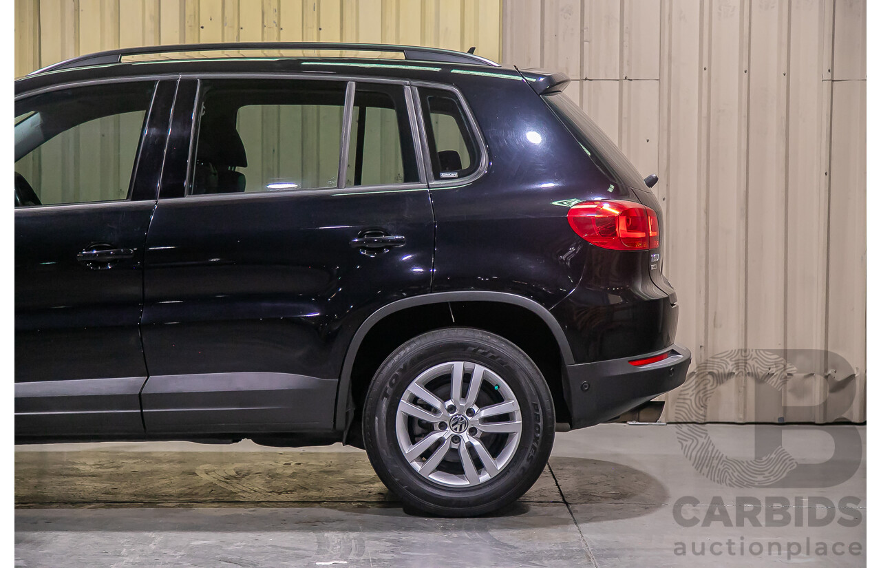 3/2012 Volkswagen Tiguan 132 TSI Pacific (AWD) 5NC MY12 4d Wagon Black Turbo 2.0L
