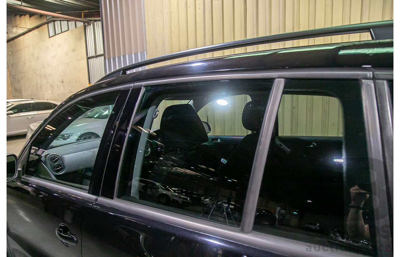 3/2012 Volkswagen Tiguan 132 TSI Pacific (AWD) 5NC MY12 4d Wagon Black Turbo 2.0L