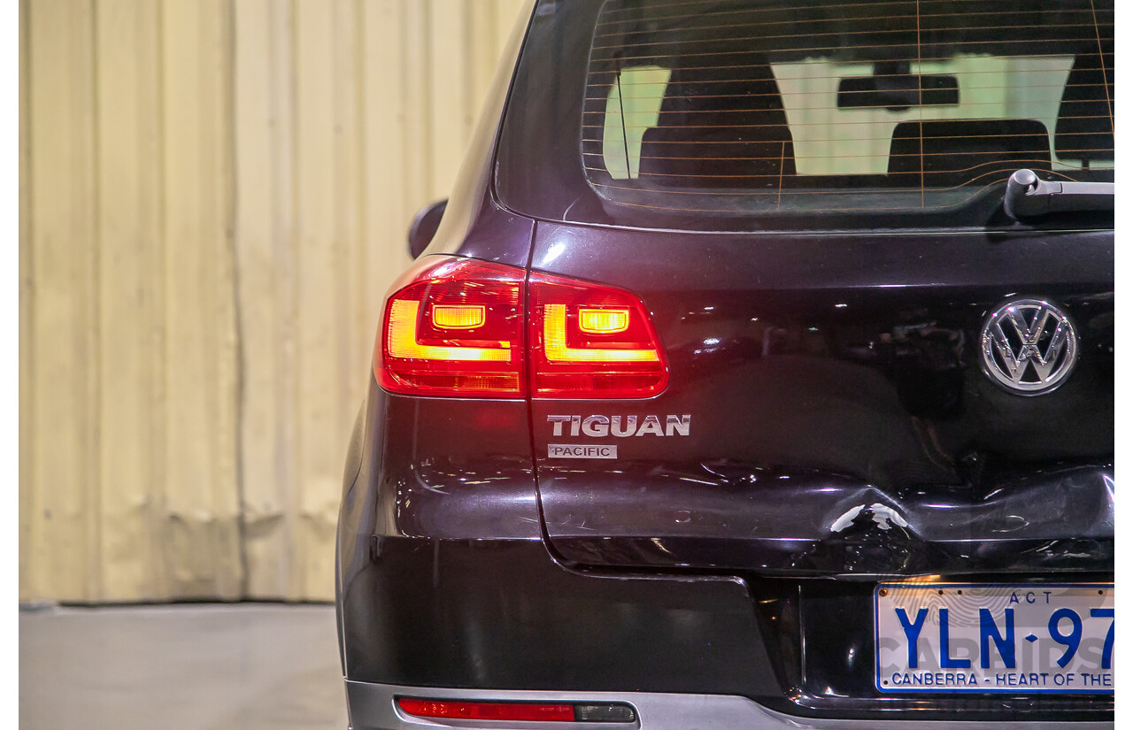 3/2012 Volkswagen Tiguan 132 TSI Pacific (AWD) 5NC MY12 4d Wagon Black Turbo 2.0L