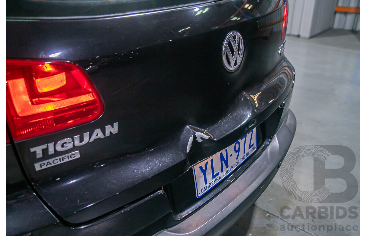 3/2012 Volkswagen Tiguan 132 TSI Pacific (AWD) 5NC MY12 4d Wagon Black Turbo 2.0L