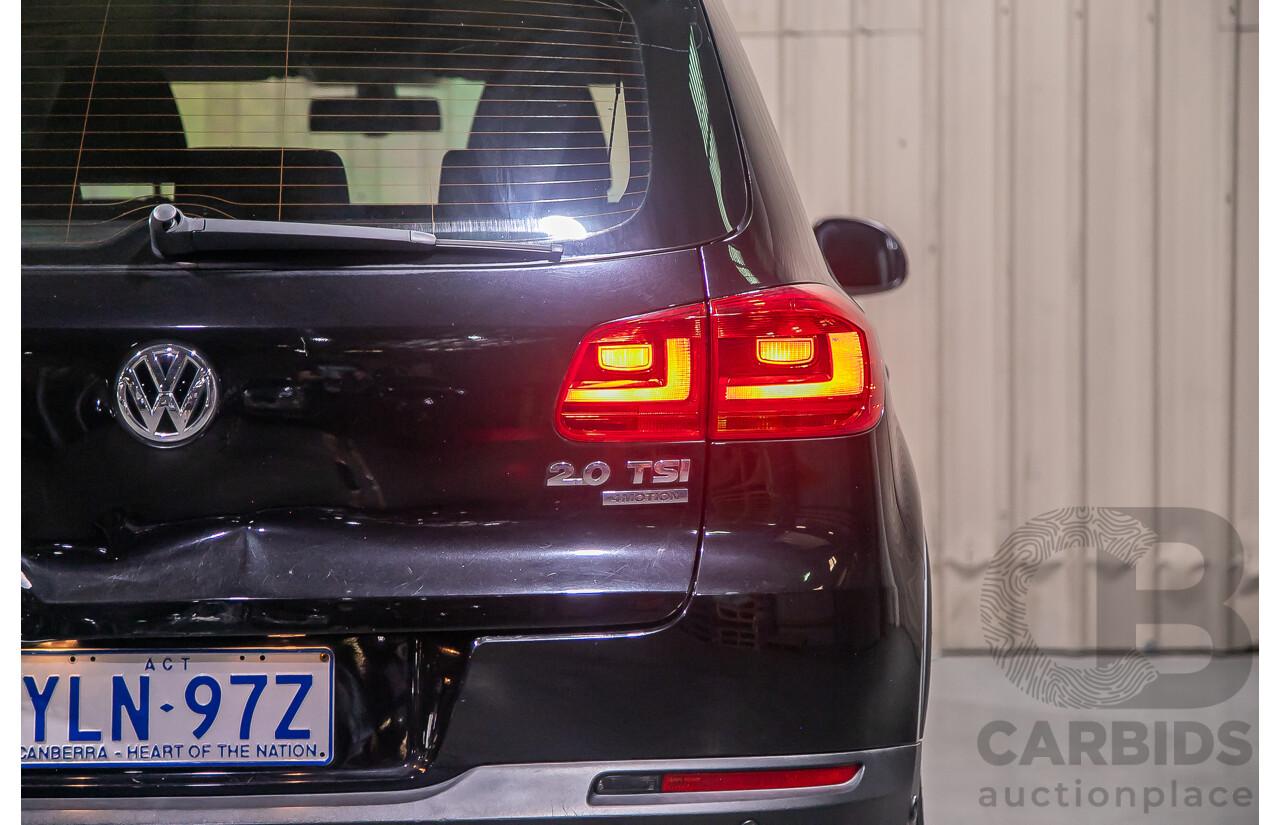 3/2012 Volkswagen Tiguan 132 TSI Pacific (AWD) 5NC MY12 4d Wagon Black Turbo 2.0L