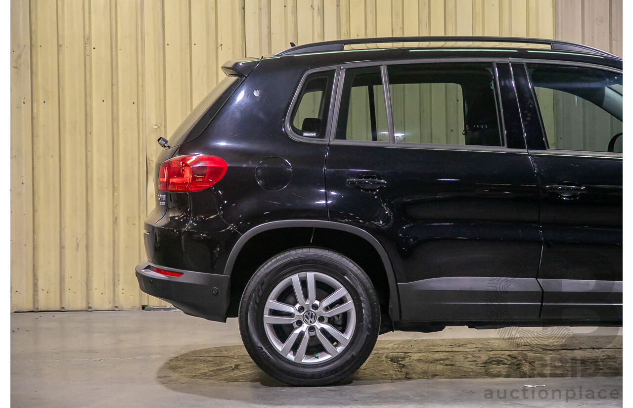 3/2012 Volkswagen Tiguan 132 TSI Pacific (AWD) 5NC MY12 4d Wagon Black Turbo 2.0L