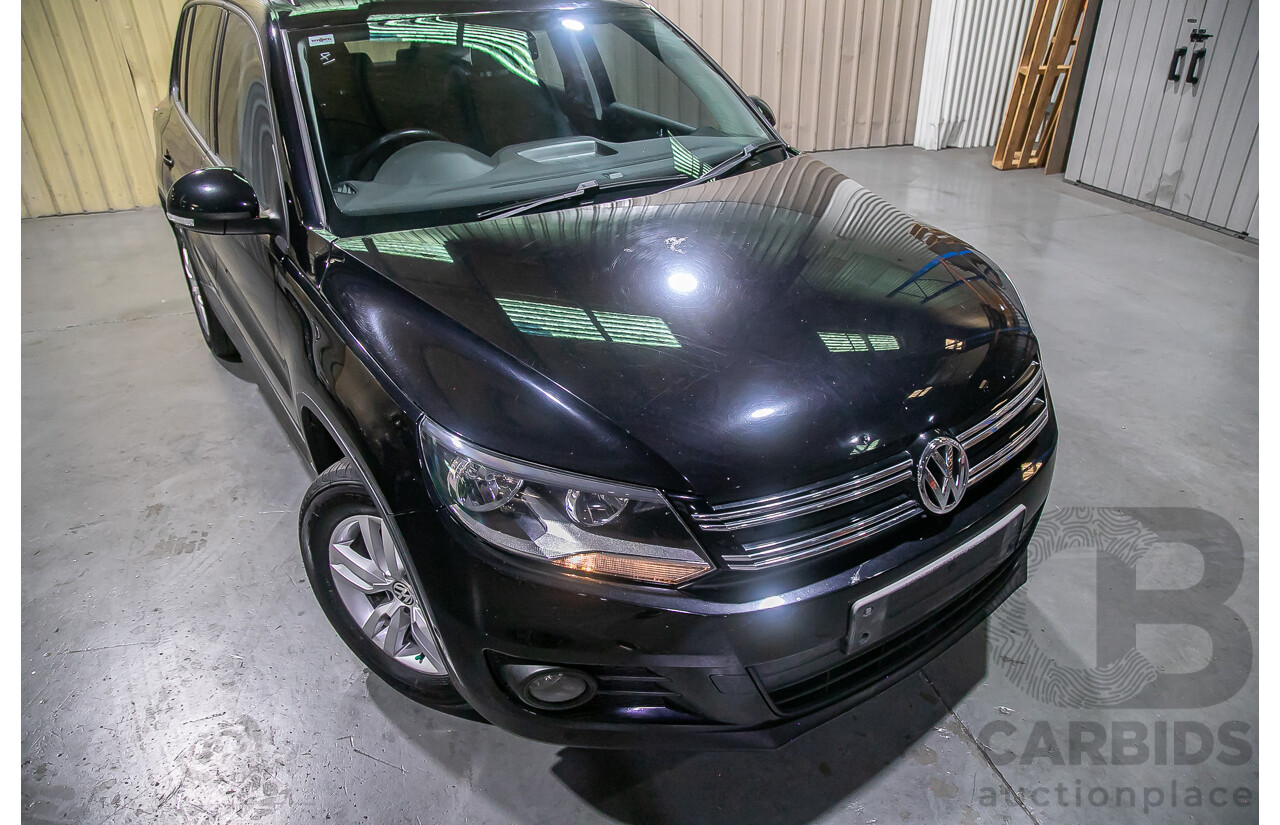 3/2012 Volkswagen Tiguan 132 TSI Pacific (AWD) 5NC MY12 4d Wagon Black Turbo 2.0L