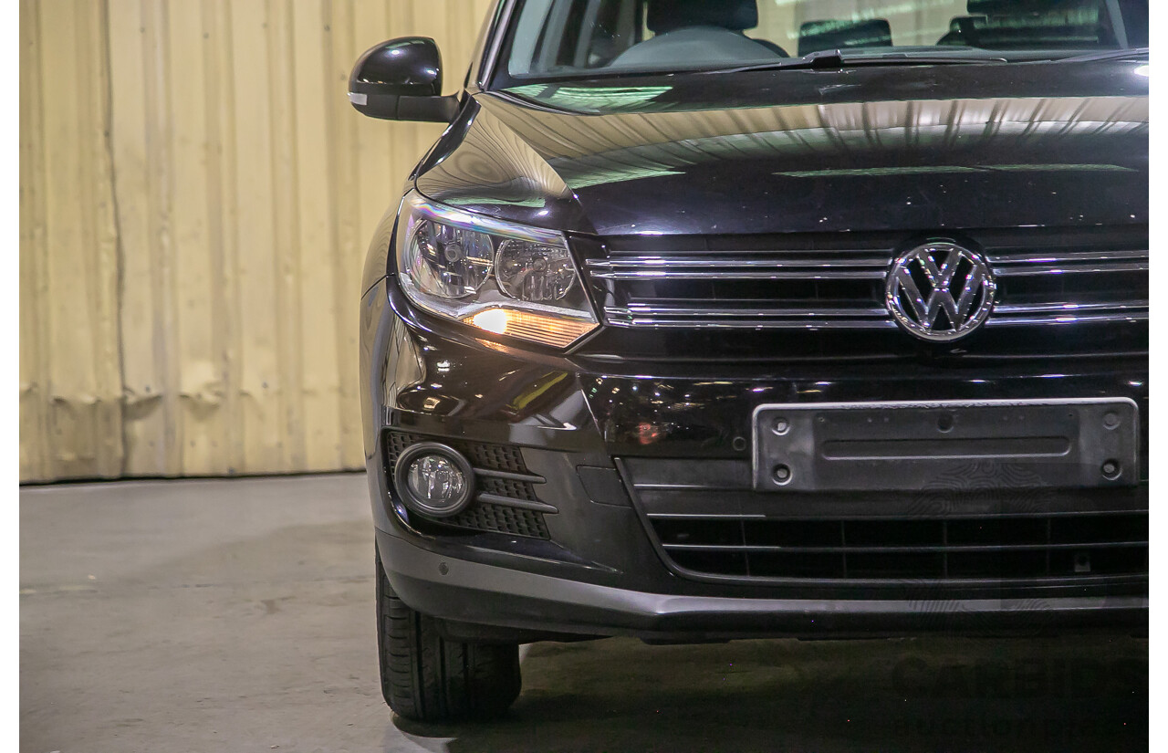 3/2012 Volkswagen Tiguan 132 TSI Pacific (AWD) 5NC MY12 4d Wagon Black Turbo 2.0L