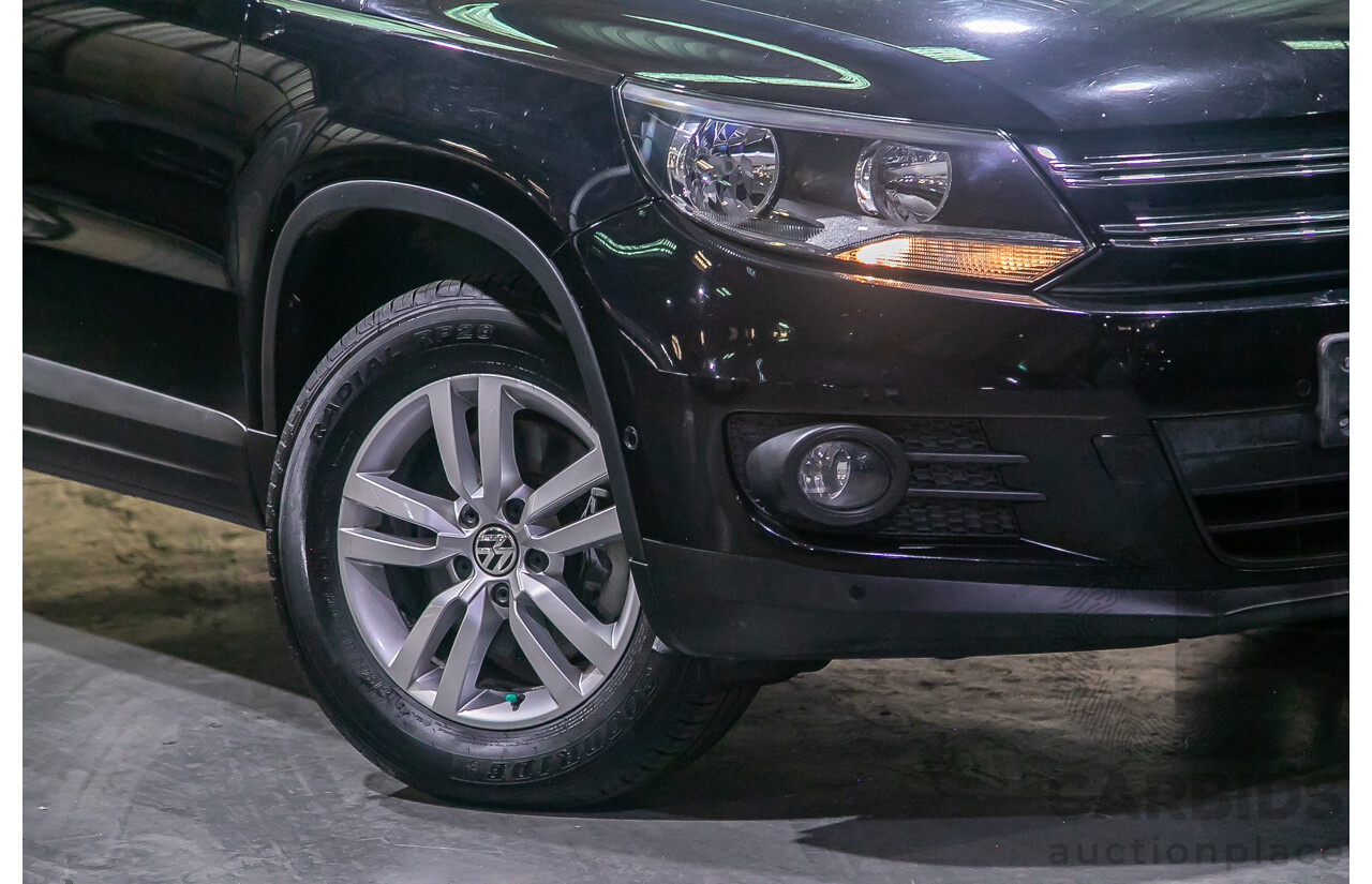 3/2012 Volkswagen Tiguan 132 TSI Pacific (AWD) 5NC MY12 4d Wagon Black Turbo 2.0L