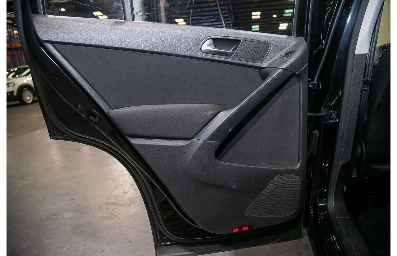 3/2012 Volkswagen Tiguan 132 TSI Pacific (AWD) 5NC MY12 4d Wagon Black Turbo 2.0L