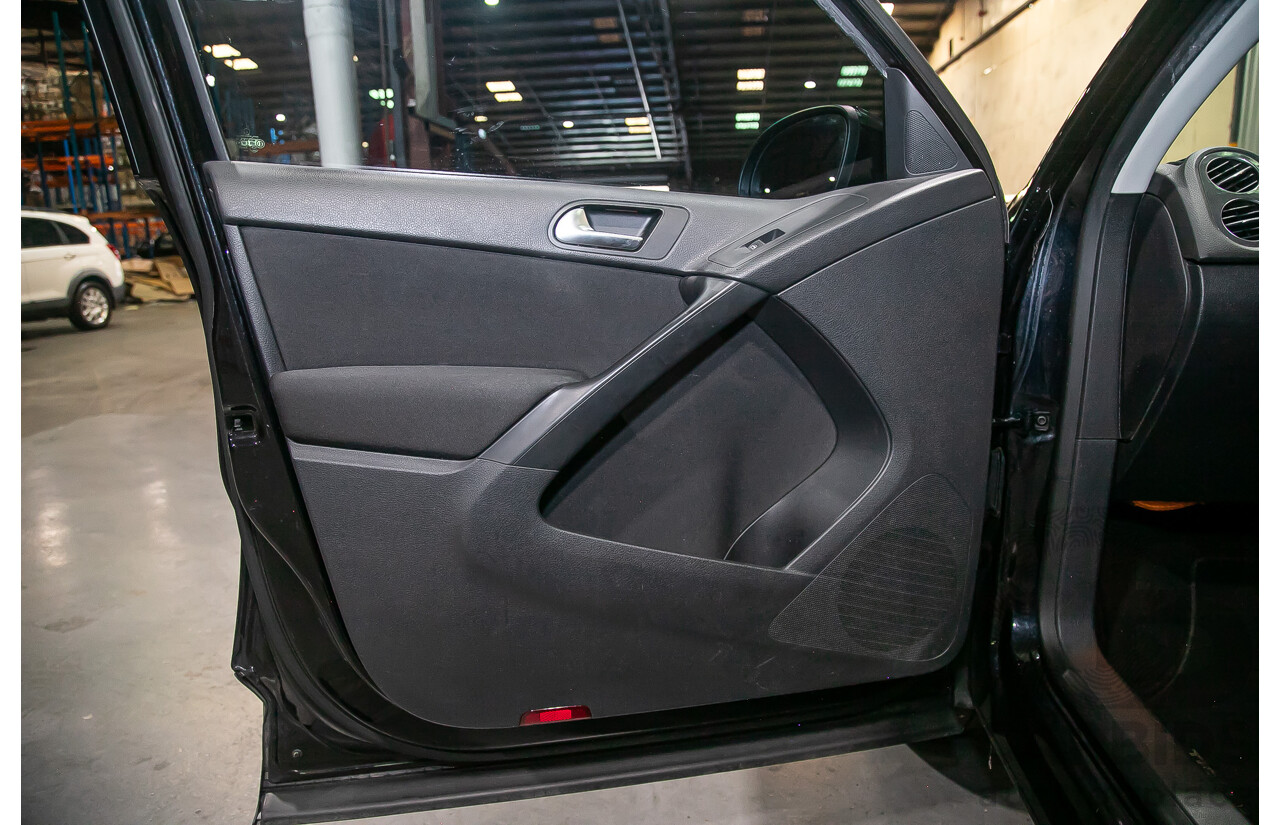 3/2012 Volkswagen Tiguan 132 TSI Pacific (AWD) 5NC MY12 4d Wagon Black Turbo 2.0L