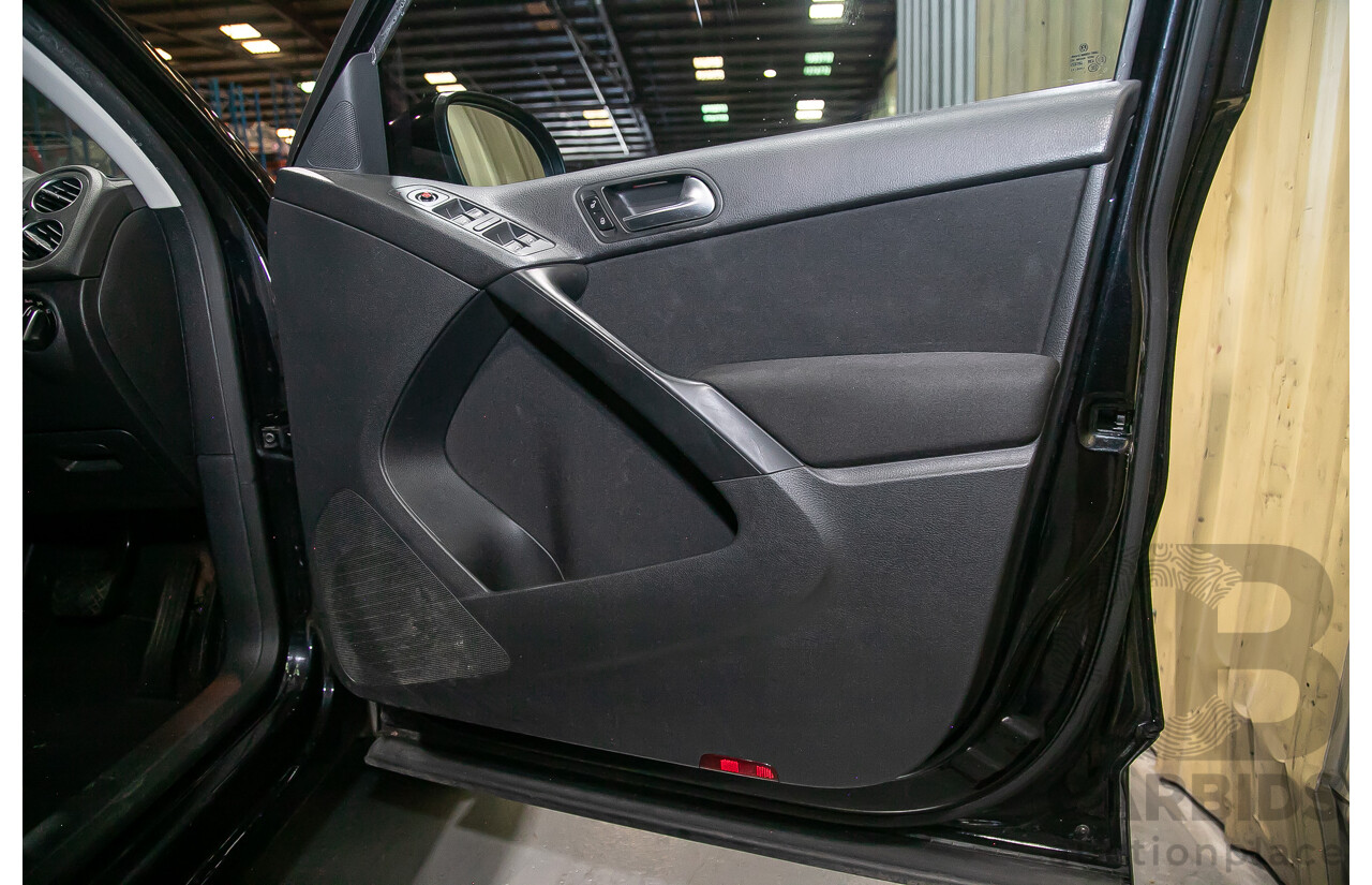 3/2012 Volkswagen Tiguan 132 TSI Pacific (AWD) 5NC MY12 4d Wagon Black Turbo 2.0L