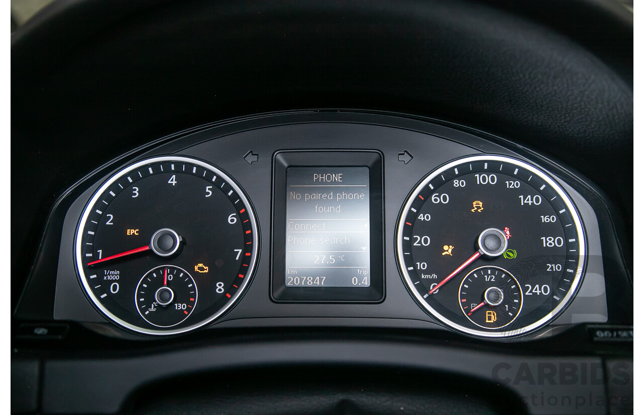 3/2012 Volkswagen Tiguan 132 TSI Pacific (AWD) 5NC MY12 4d Wagon Black Turbo 2.0L