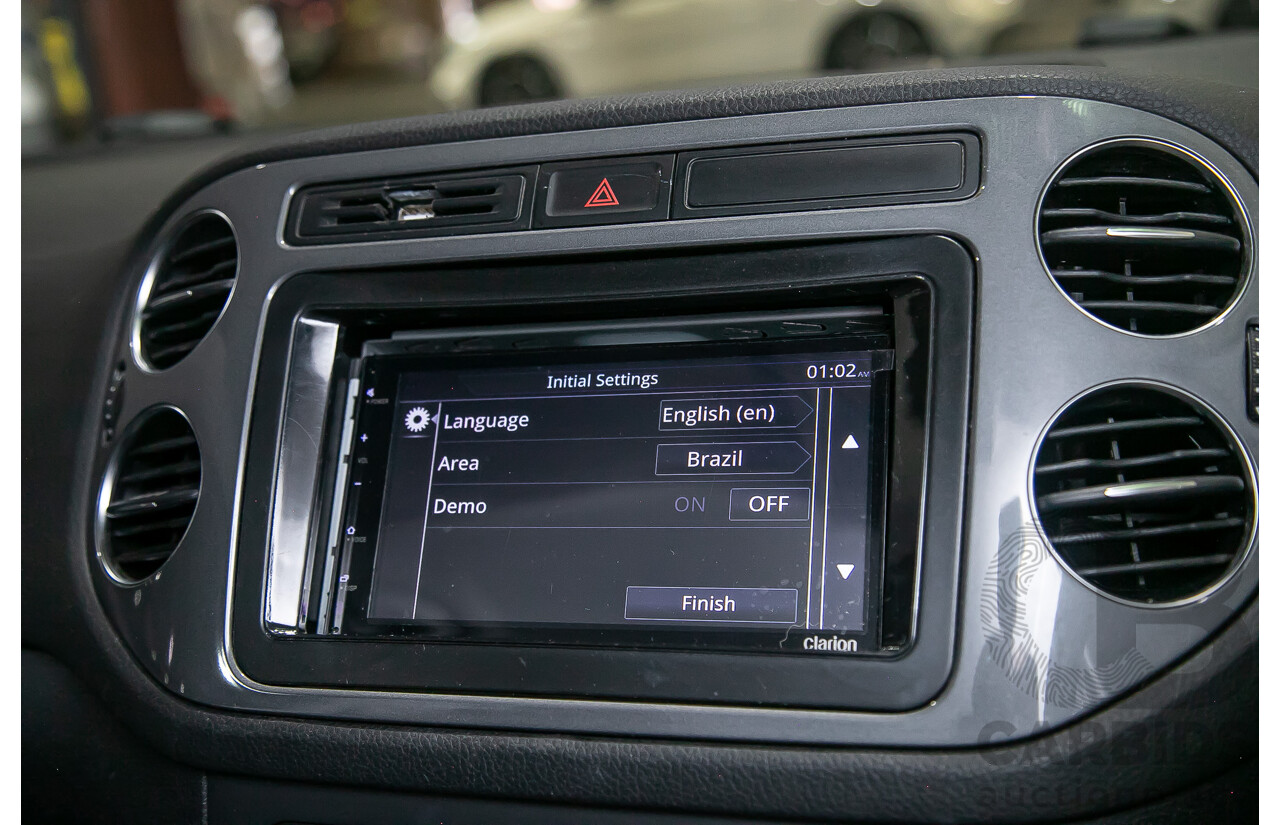 3/2012 Volkswagen Tiguan 132 TSI Pacific (AWD) 5NC MY12 4d Wagon Black Turbo 2.0L