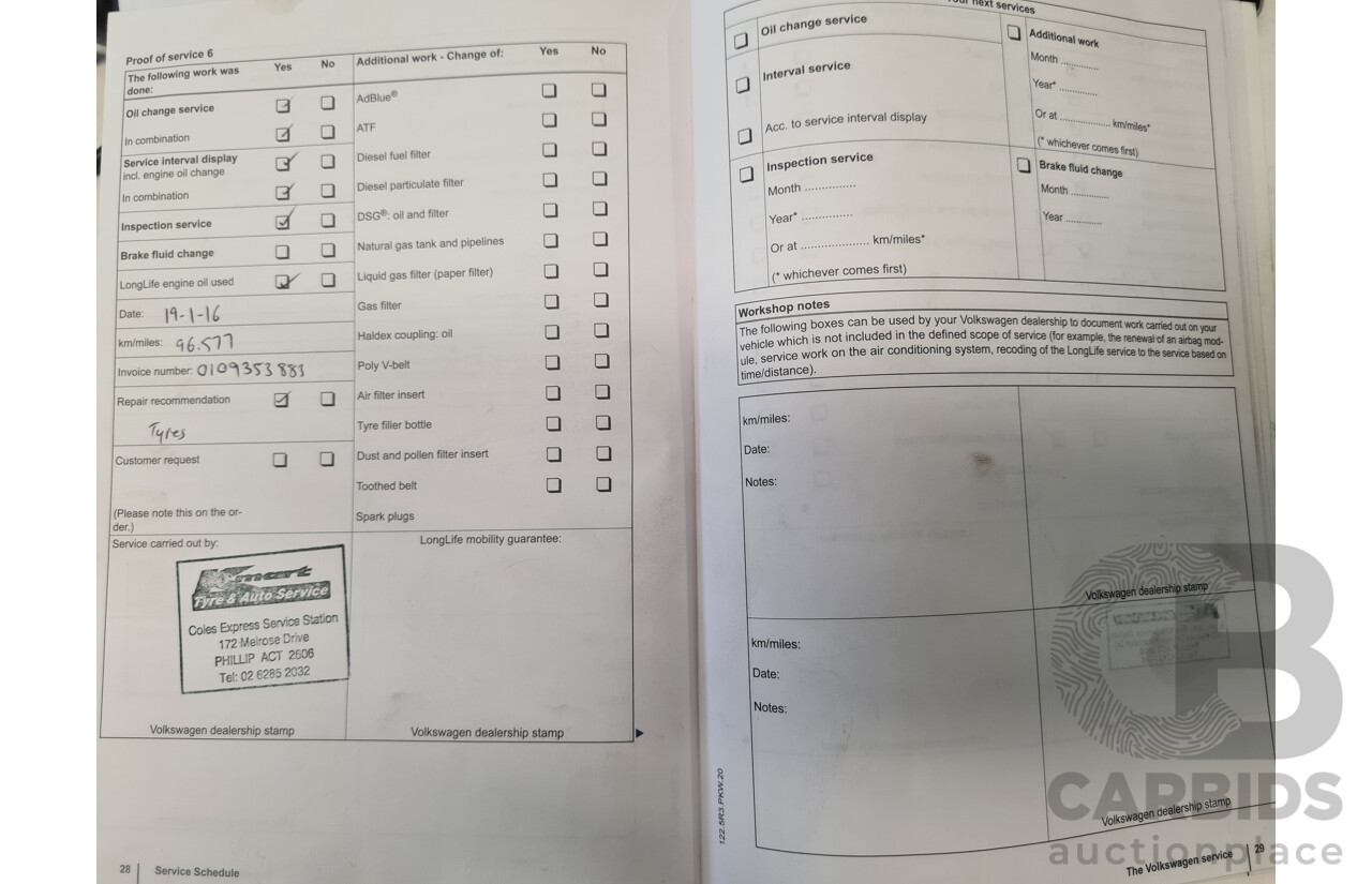 3/2012 Volkswagen Tiguan 132 TSI Pacific (AWD) 5NC MY12 4d Wagon Black Turbo 2.0L