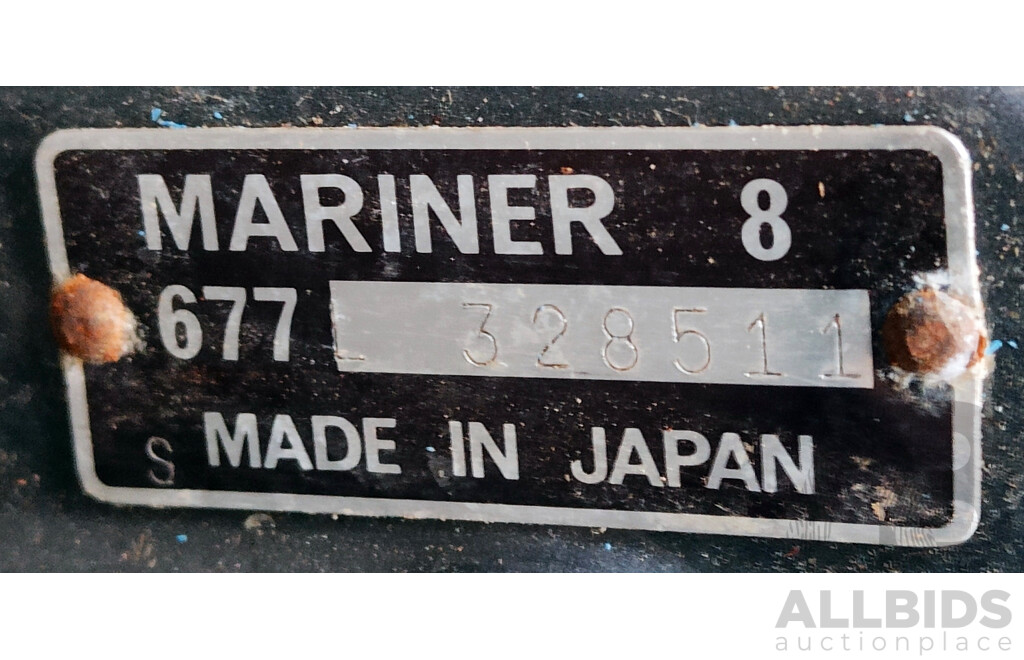 MERCURY Mariner 8HP Outboard Motor