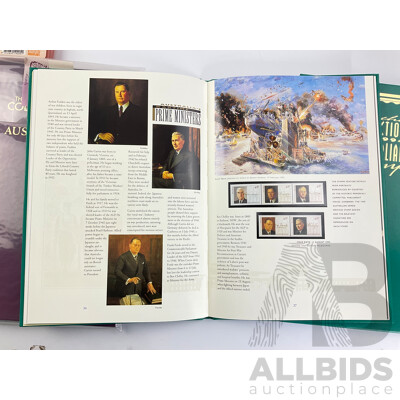 Australian 'The Collection' Stamp Albums, Years 1993, 94, 95, Face Value Over $110