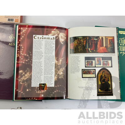 Australian 'The Collection' Stamp Albums, Years 1993, 94, 95, Face Value Over $110