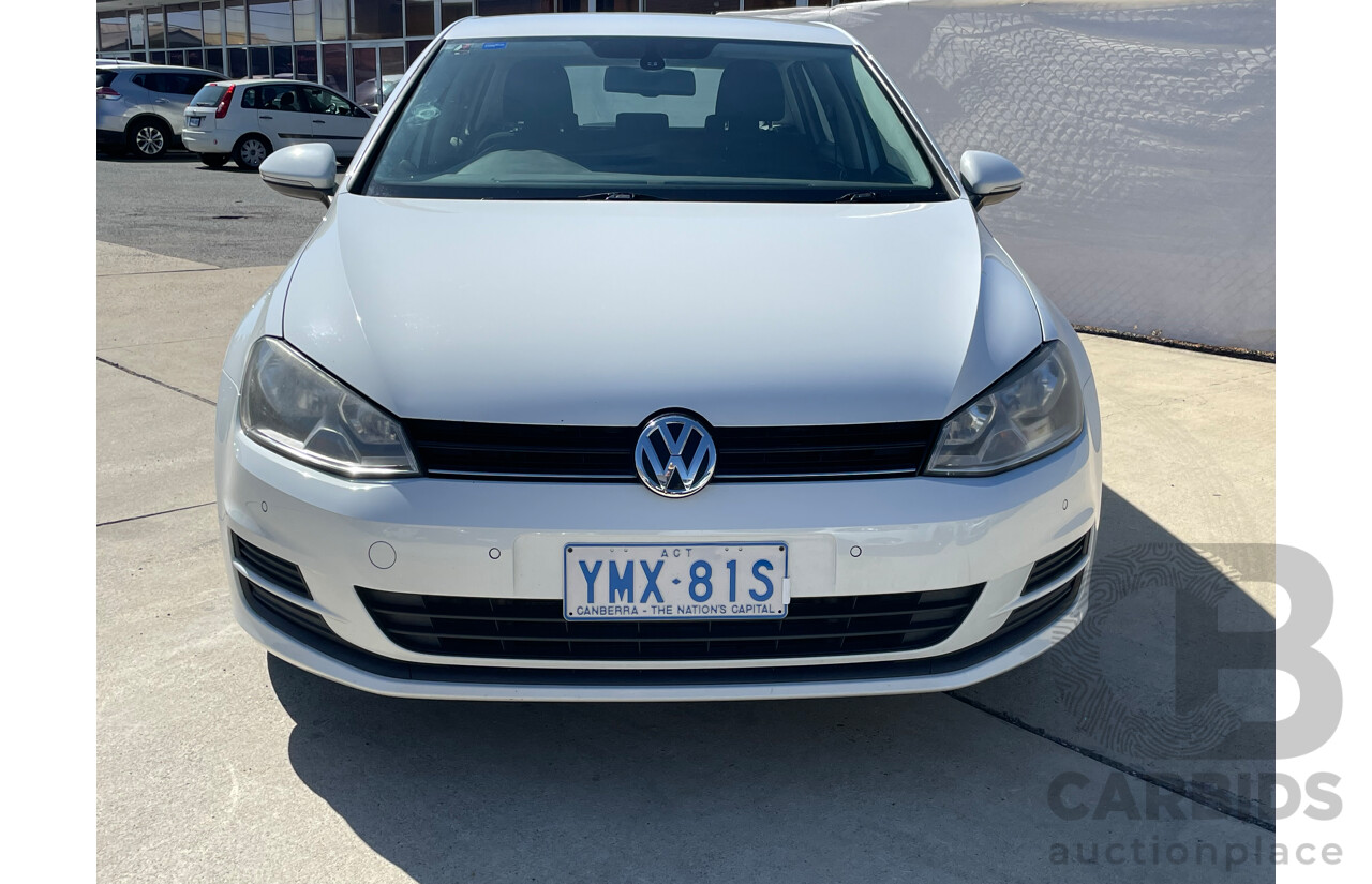 04/13 Volkswagen Golf 90 TSI FWD AU 5D Hatchback White 1.4L
