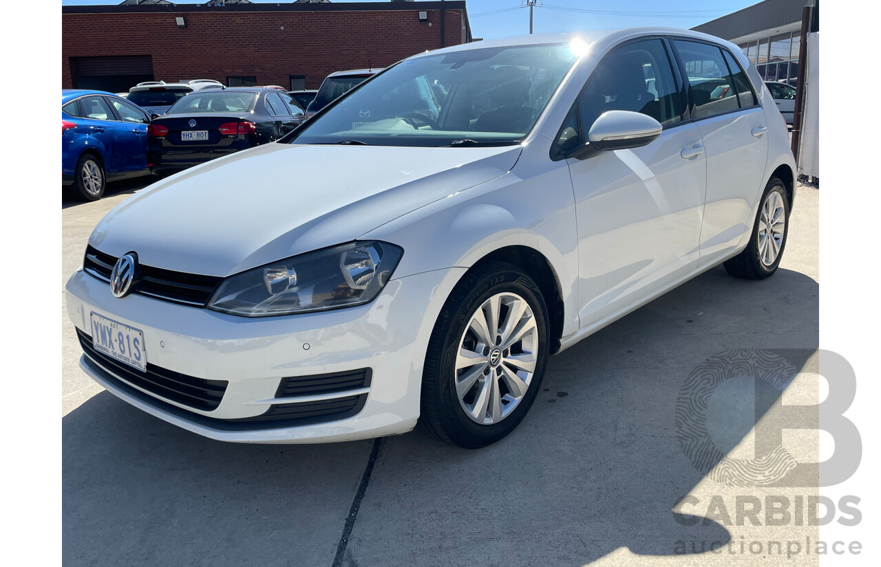 04/13 Volkswagen Golf 90 TSI FWD AU 5D Hatchback White 1.4L