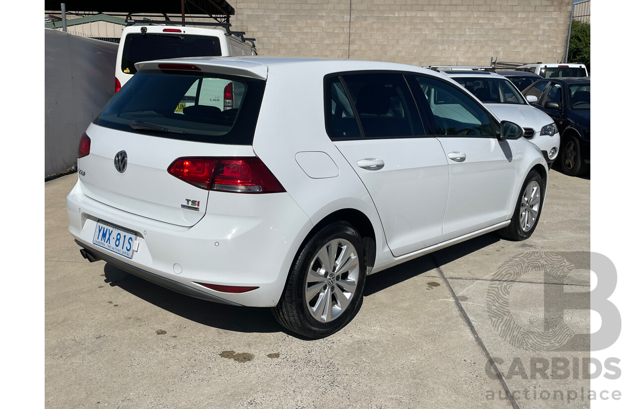 04/13 Volkswagen Golf 90 TSI FWD AU 5D Hatchback White 1.4L