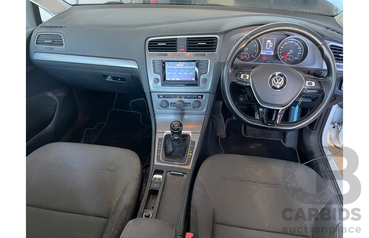 04/13 Volkswagen Golf 90 TSI FWD AU 5D Hatchback White 1.4L